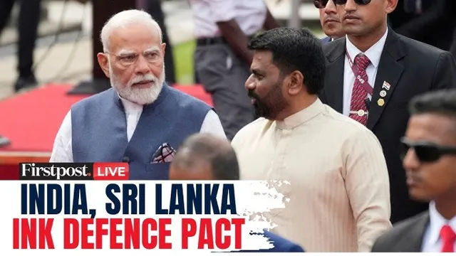 India and Sri Lanka Sign Historic Defence Cooperation Pact