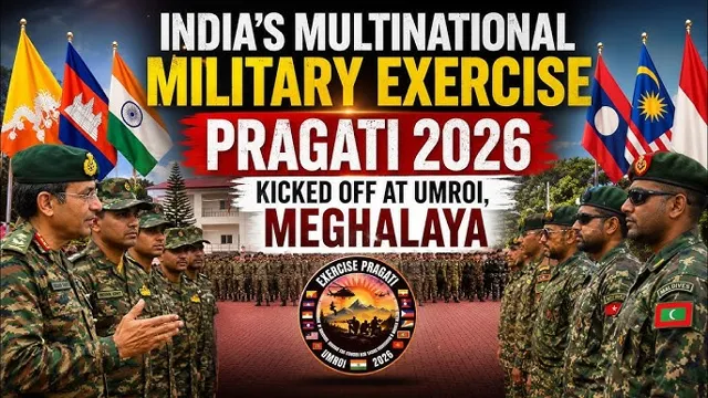 PRAGATI 2026 Multinational Military Exercise Commences in Meghalaya