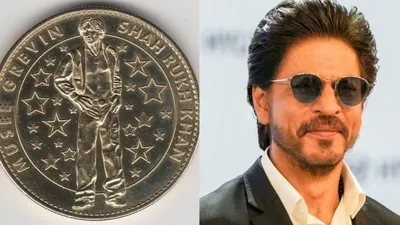 Shah Rukh Khan Honored with Gold Coins by Grevin Museum