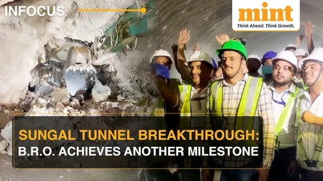 BRO Opens 2.79-km Sungal Tunnel on Akhnoor-Poonch Road in Jammu and Kashmir