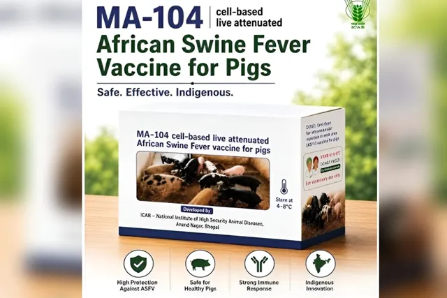 ICAR Develops India's First Indigenous ASF Vaccine
