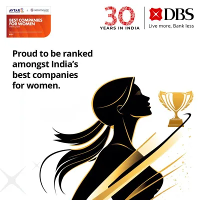 DBS Bank India Honored as One of the Best Companies for Women in India 2024