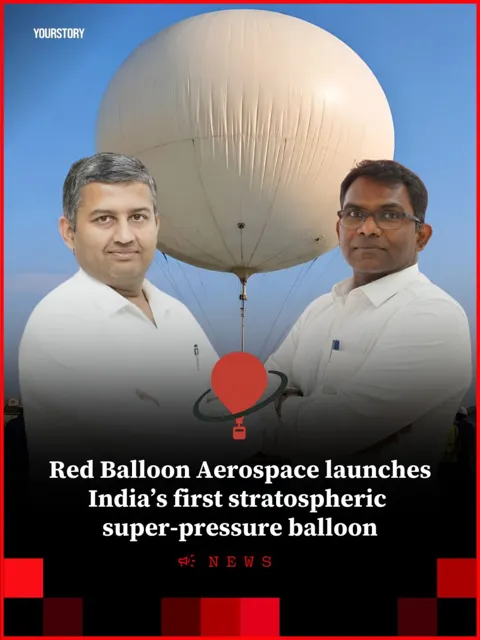 India's First Stratospheric Super Pressure Balloon Launched by Red Balloon Aerospace