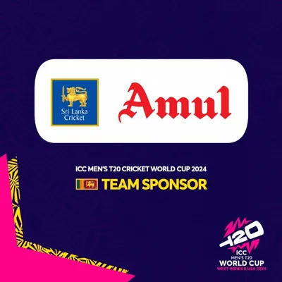 Amul Becomes Official Sponsor of Sri Lanka Men's Cricket Team for ICC Men's T20 World Cup 2024