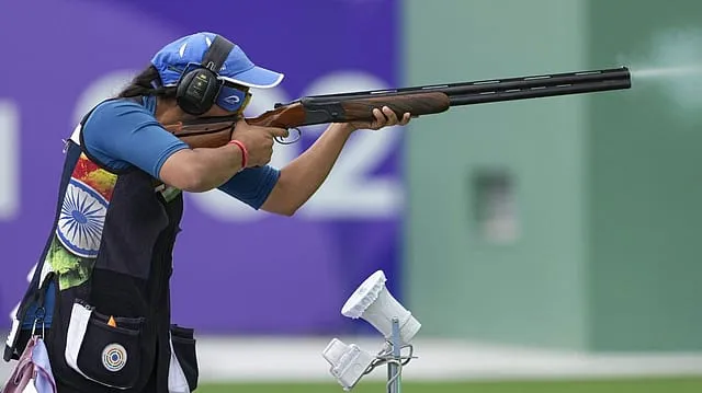 Neeru Dhanda and Kynan Chenai Secure Gold with World Record in Asian Games Mixed Team Trap
