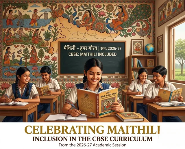 Maithili to Be Included in CBSE Curriculum from 2026-27 Session