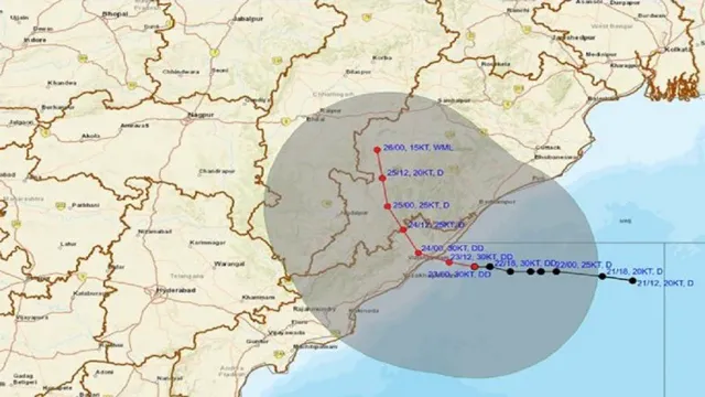 Deep Depression 'Arnab' Hits Andhra-Odisha Coast