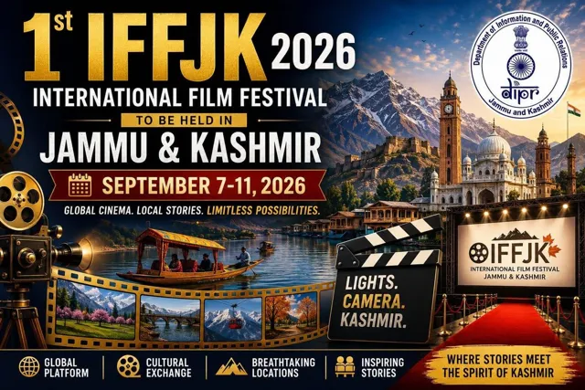 जम्मू-कश्मीर वर्ष 2026 में अपने पहले अंतरराष्ट्रीय फिल्म महोत्सव की मेजबानी करेगा।