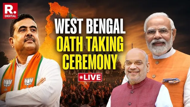 Suvendu Adhikari Sworn In as First BJP Chief Minister of West Bengal