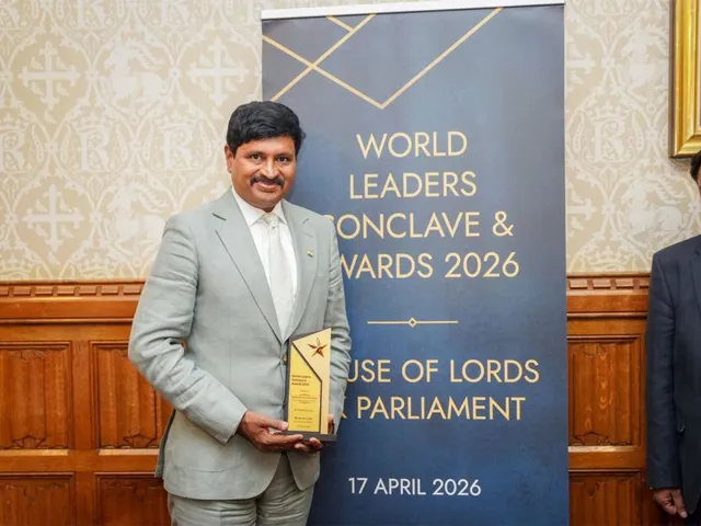 Santosh Kumar Awarded Global Green Icon Title in London