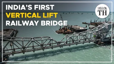 India's First Vertical Lift Railway Sea Bridge: The New Pamban Bridge