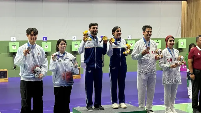 Indian Shooters Win Gold in 10m Air Pistol Mixed Team at Asian Games 2026