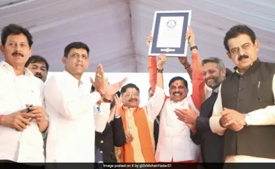 Indore Sets Guinness World Record for Planting Over 11 Lakh Saplings in 24 Hours