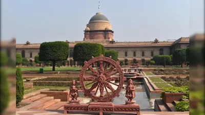 Konark Wheel Replicas Installed at Rashtrapati Bhavan to Promote Cultural Heritage