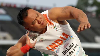 Hokato Hotozhe Sema Wins Bronze in Shot Put F57 at Paris 2024 Paralympics