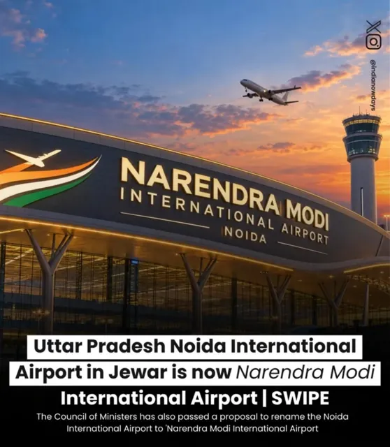 Noida International Airport to Be Renamed Narendra Modi International Airport
