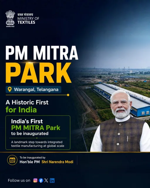 PM MITRA Park Inaugurated by PM Modi in Warangal, Telangana