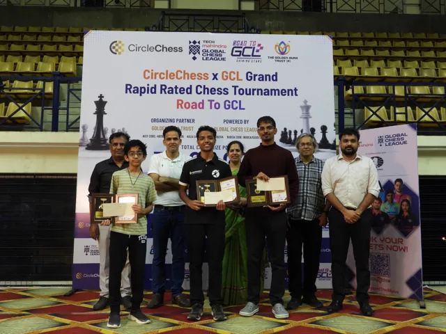 Apoorv Kamble Wins FIDE Rated Rapid Chess Championship in Bengaluru