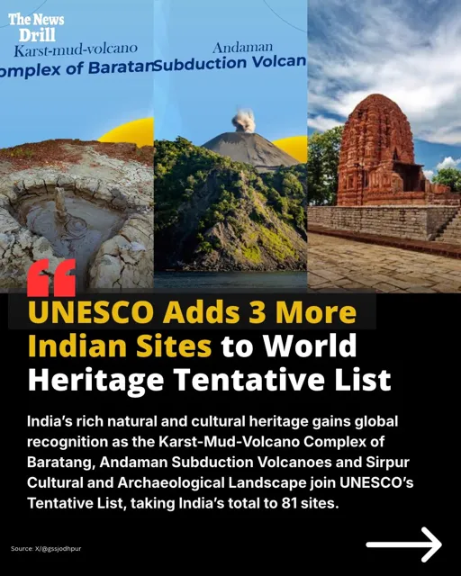 Chhattisgarh's Sirpur Added to UNESCO's Tentative World Heritage List