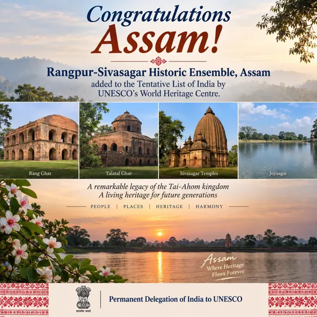 Rangpur-Sivasagar Historical Complex Added to UNESCO Tentative List