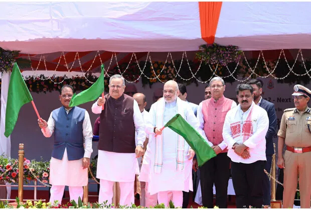 Amit Shah Launches Advanced Dial 112 Emergency Fleet in Chhattisgarh
