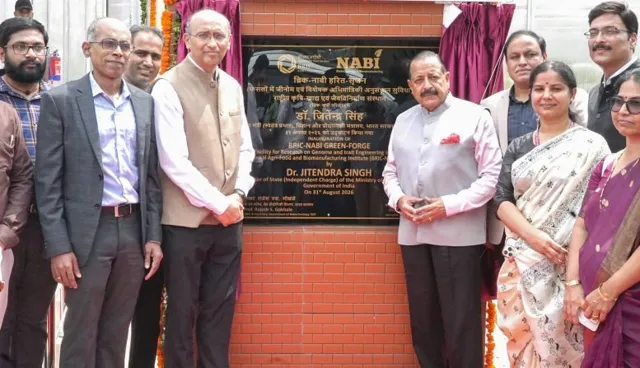 Union Minister Inaugurates 'Green Forge' GM Crop Research Facility at BRIC-NABI