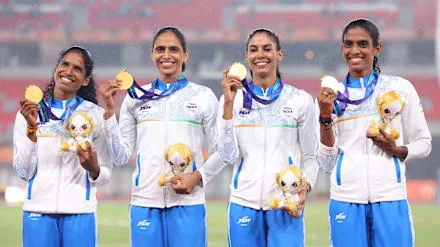 India Wins Gold in Women's 4x400m Relay at 2026 Asian Games
