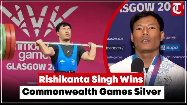 Indian Weightlifter Rishikanta Singh Wins Silver at Glasgow Commonwealth Games 2026