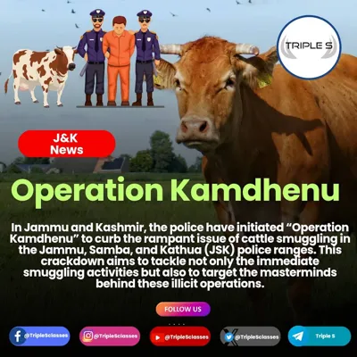 Operation Kamdhenu: Jammu and Kashmir's Crackdown on Cattle Smuggling