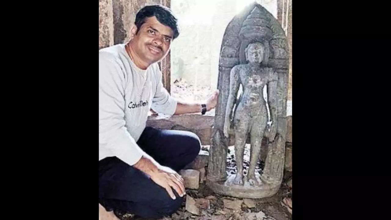 11th century Jain sculptures discovered in Mysuru district