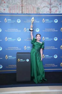 Nurse Maria Victoria Juan Honoured with Aster Guardians Global Nursing Award 2024