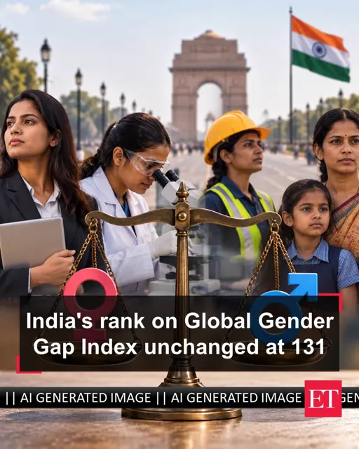 India Ranks 131st in Global Gender Gap Index 2026