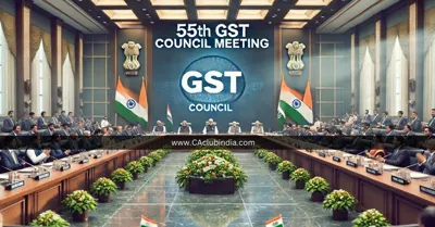 Key Highlights and Proposals from the 55th GST Council Meeting