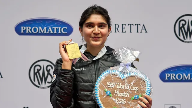 Esha Singh Wins Gold with World Record at ISSF World Cup Munich