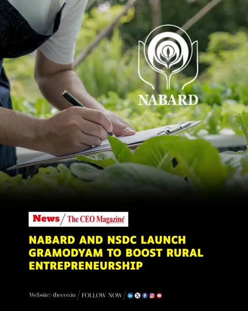 NABARD Launches 'Gramodyam' Programme to Promote Rural Entrepreneurship