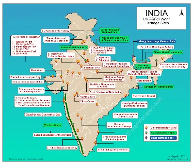 India's 43 UNESCO World Heritage Sites: A Comprehensive Guide