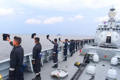 INS Tabar's Participation in Russian Navy Day Parade and Maritime Partnership Exercise