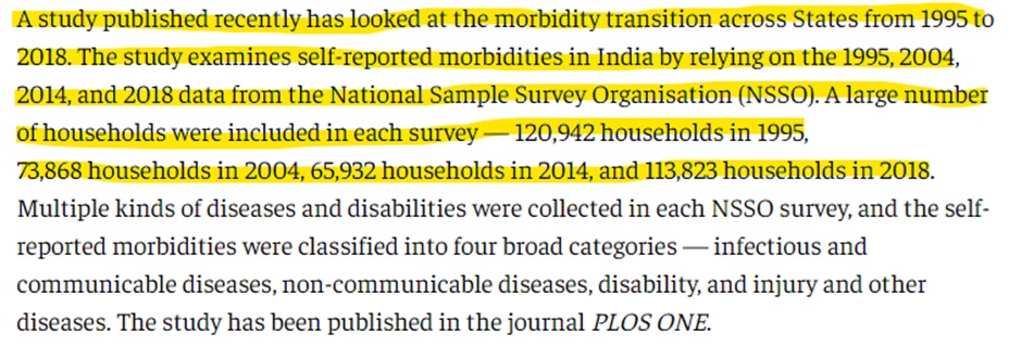 Prevalence of NCDs tripled, infectious diseases doubled