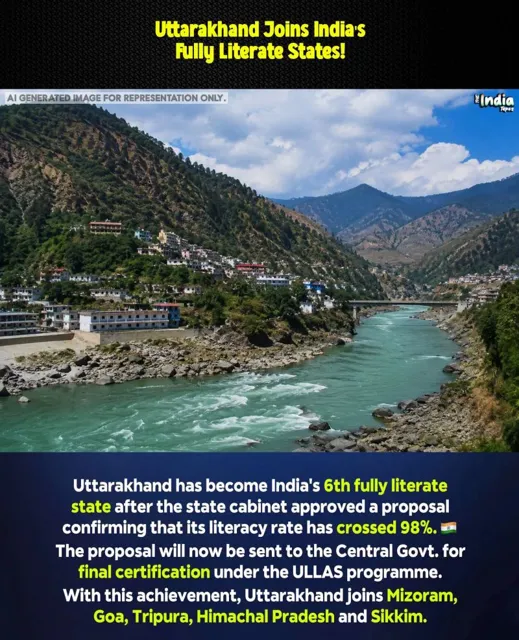 Uttarakhand Achieves Full Literacy Status, Sixth State in India