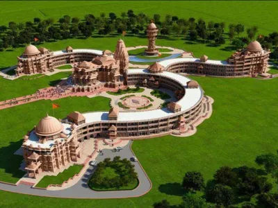 World's First Om-Shaped Temple Inaugurated in Rajasthan