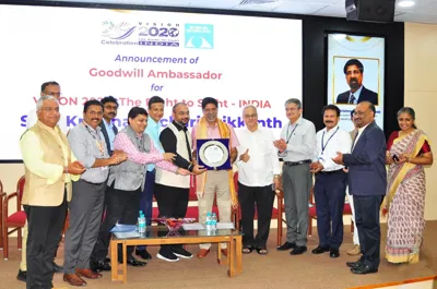 Krishnamachari Srikkanth Appointed Goodwill Ambassador for VISION 2020 India
