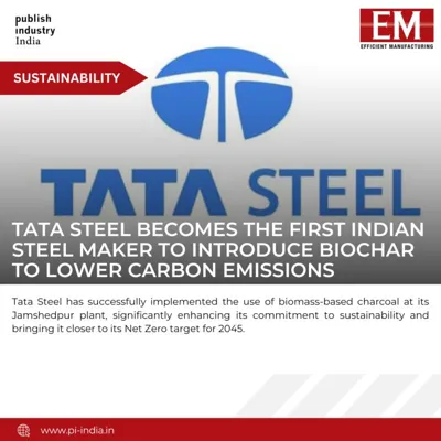 Indian Government's Initiative to Reduce Carbon Emissions in Steel Industry Using Biochar