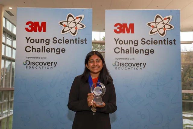 Raji Doshi Wins 2026 3M Young Scientist Challenge with ALKACORE Project