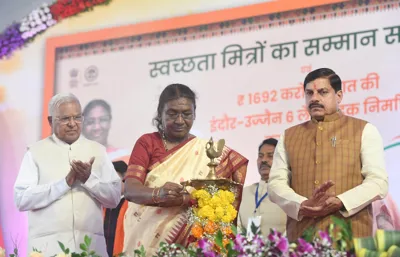 President Droupadi Murmu Highlights Role of Safai Mitras at Safai Mitra Sammelan in Ujjain