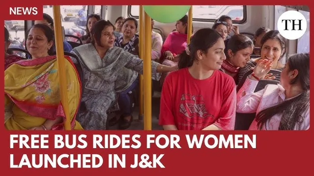 जम्मू-कश्मीर में महिलाओं के लिए मुफ्त बस सेवा शुरू