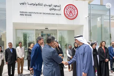 IIT दिल्ली का अबू धाबी कैम्पस शेख खालिद बिन मोहम्मद बिन Zayed अल नाहयान द्वारा उद्घाटित