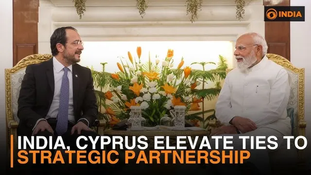 India and Cyprus Elevate Bilateral Relations to Strategic Partnership