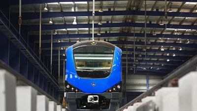 चेन्नई मेट्रो की पहली ड्राइवरलेस ट्रेन