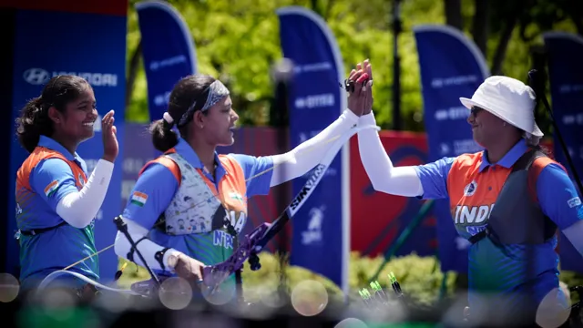 Indian Women's Archery Team Wins Gold at World Cup Stage 2 in Shanghai