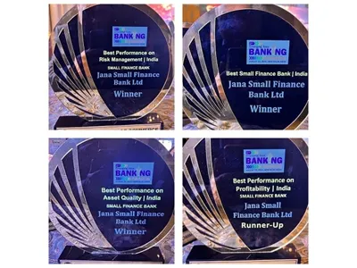 Jana Small Finance Bank Wins Four Prestigious Awards at ICC Emerging Asia Banking Conclave